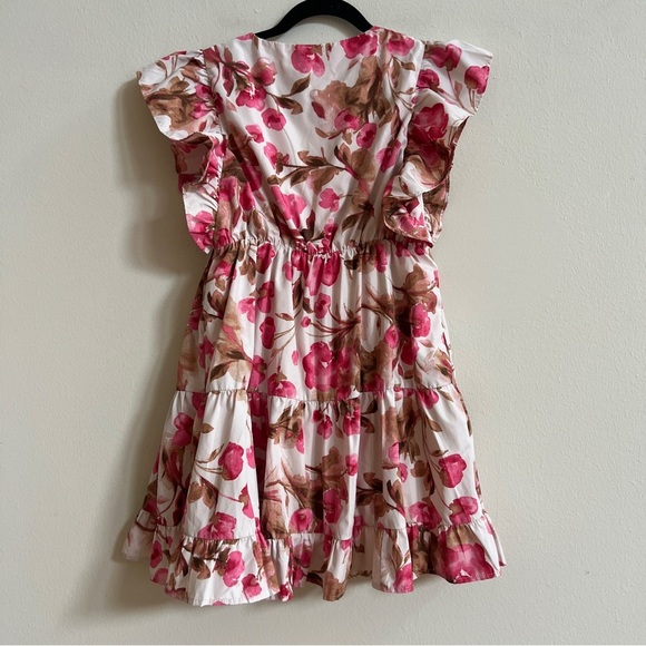Abercrombie & Fitch Pink Floral Mini Dress - Picture 3 of 6